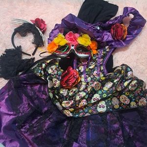 Day of the dead kids Halloween costume